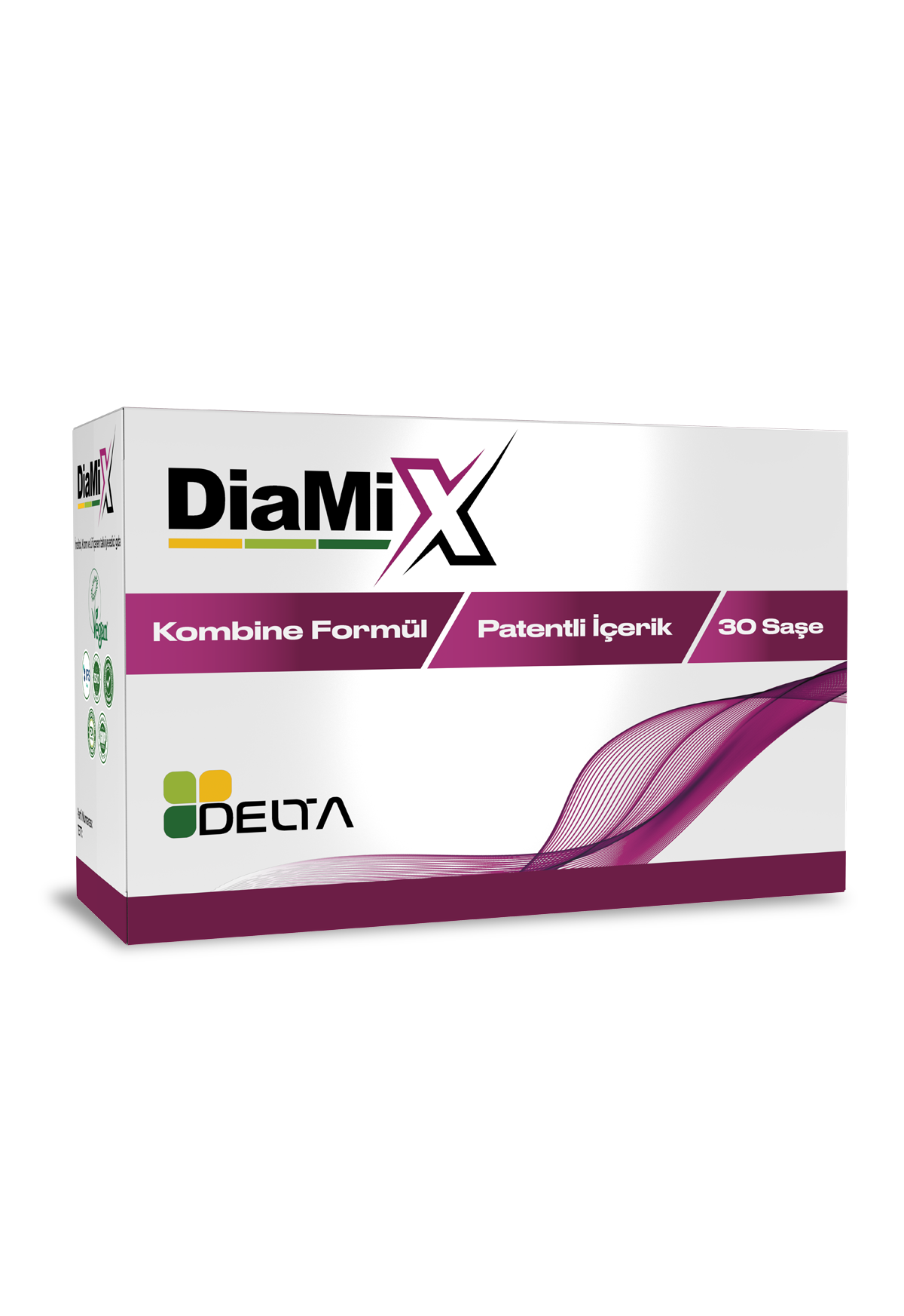 DiaMiX İnositol, Krom, Tarçın, Lif ve Vitaminler 30 Saşe