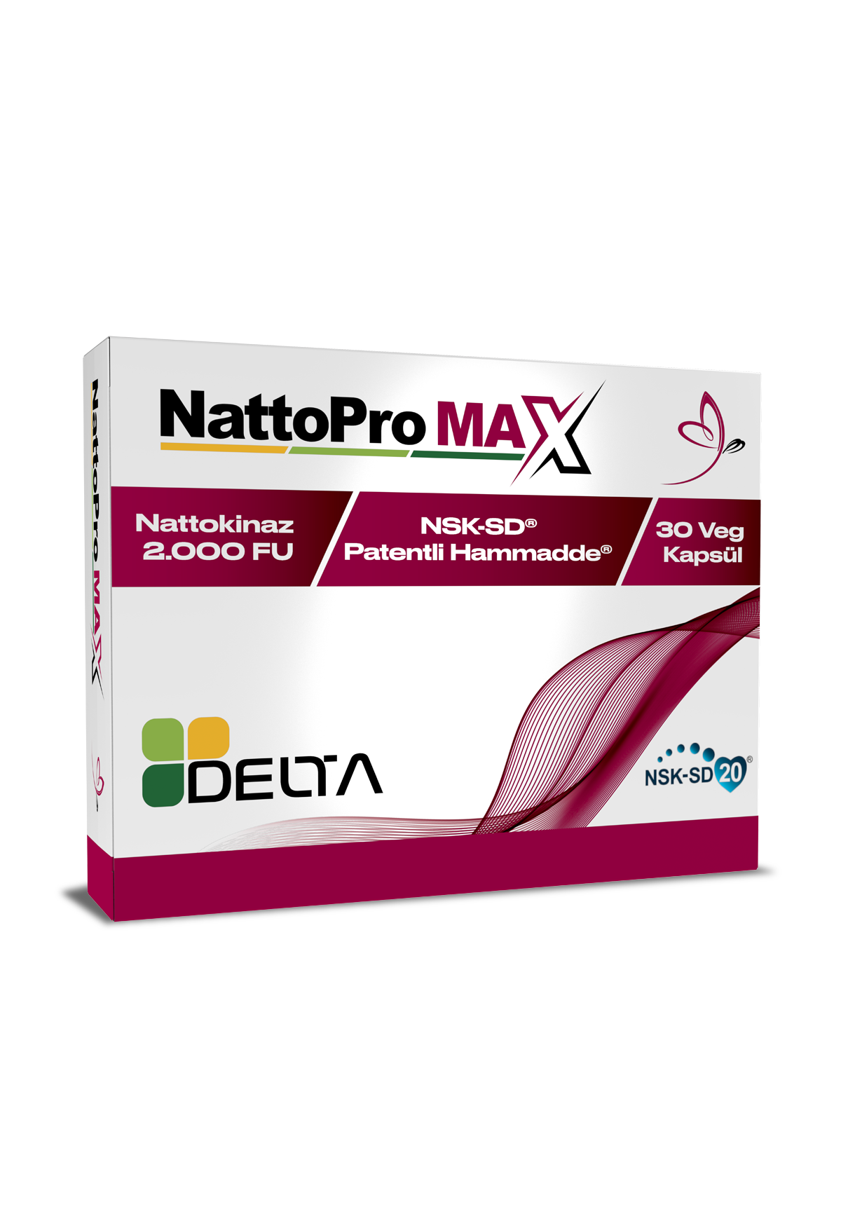 NattoProMax Nattokinaz (NSK-SD®) 30 Kapsül