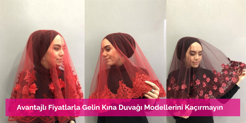 Avantajlı Fiyatlarla Gelin Kına Duvağı Modellerini Kaçırmayın