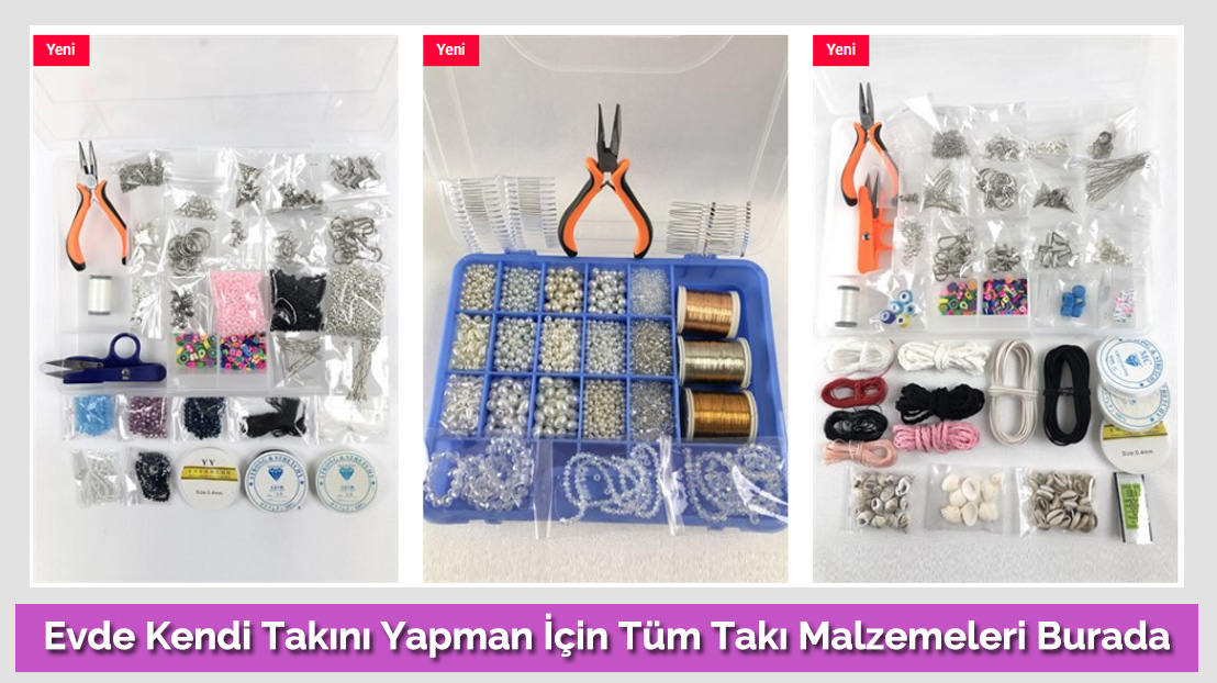 Evde Kendi Takını Yapman İçin Tüm Takı Malzemeleri Burada