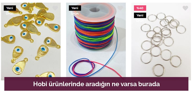Hobi ürünlerinde aradığın ne varsa burada