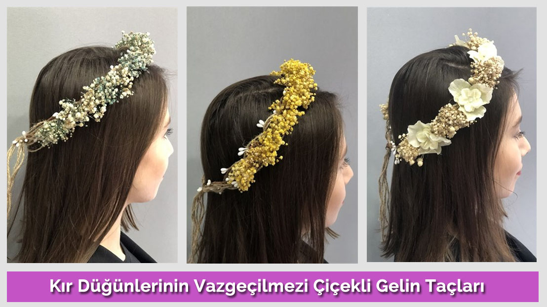 Indispensable for Country Weddings Floral Bridal Crowns