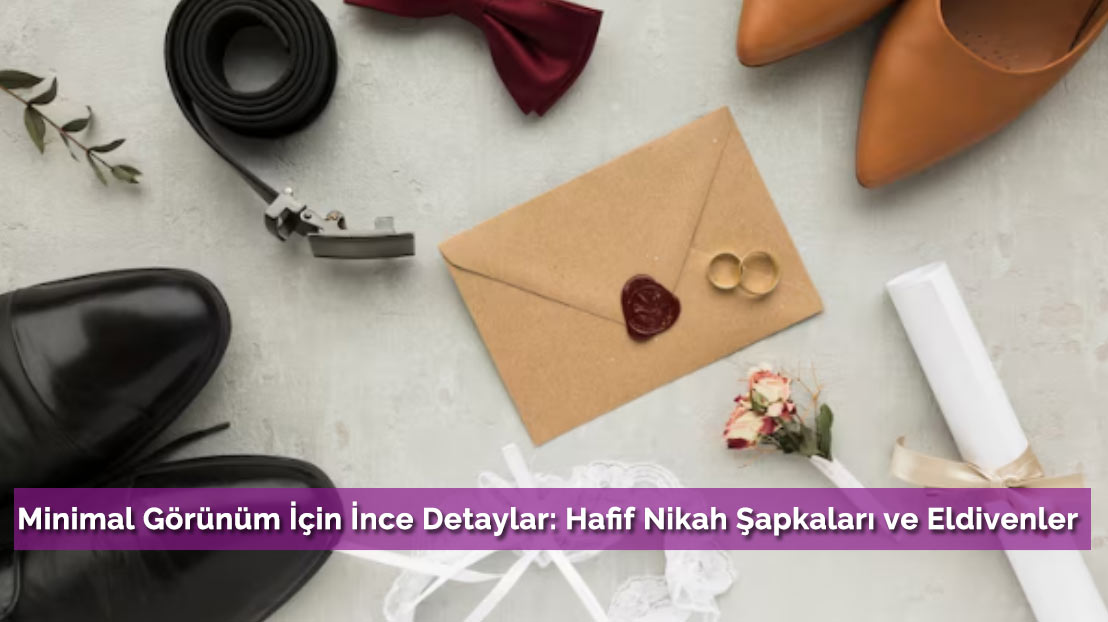 Minimal Görünüm İçin İnce Detaylar: Hafif Nikah Şapkaları ve Eldivenler