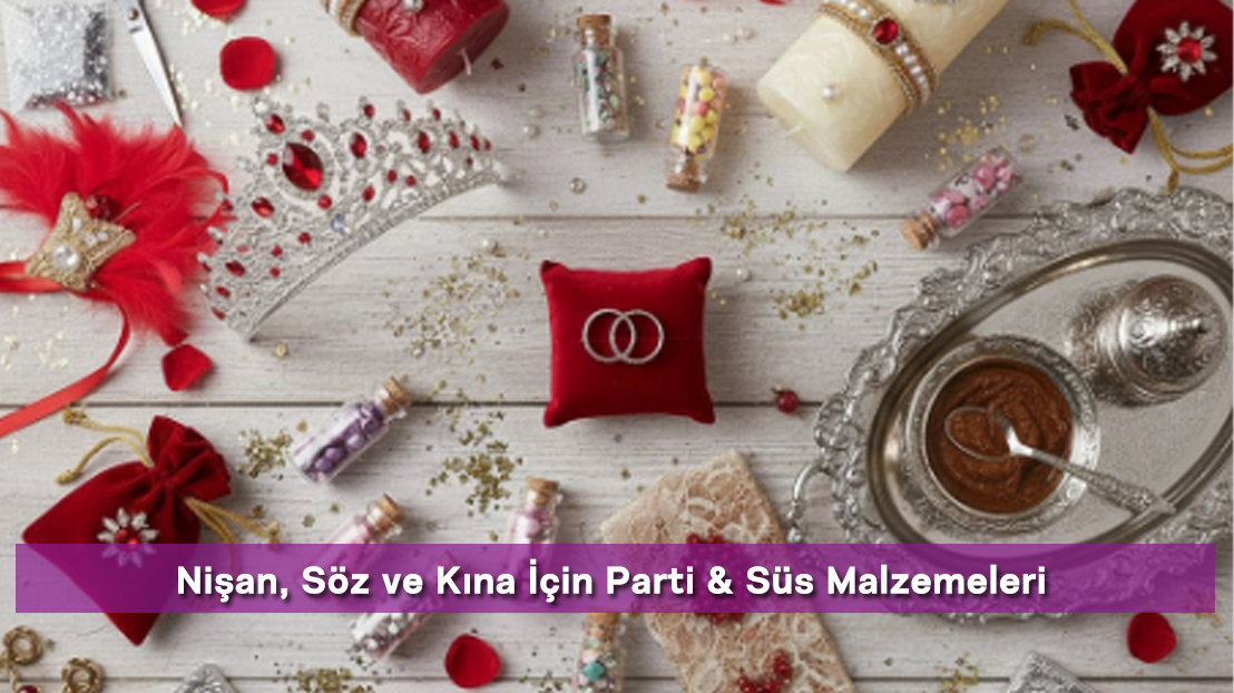 Nişan, Söz ve Kına İçin Parti & Süs Malzemeleri