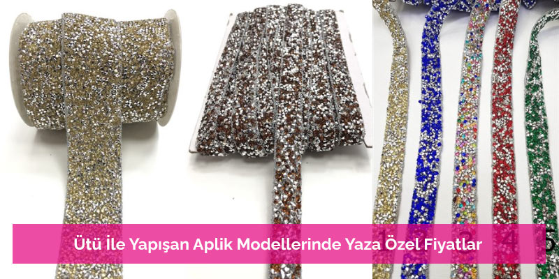 Ütü İle Yapışan Aplik Modellerinde Yaza Özel Fiyatlar