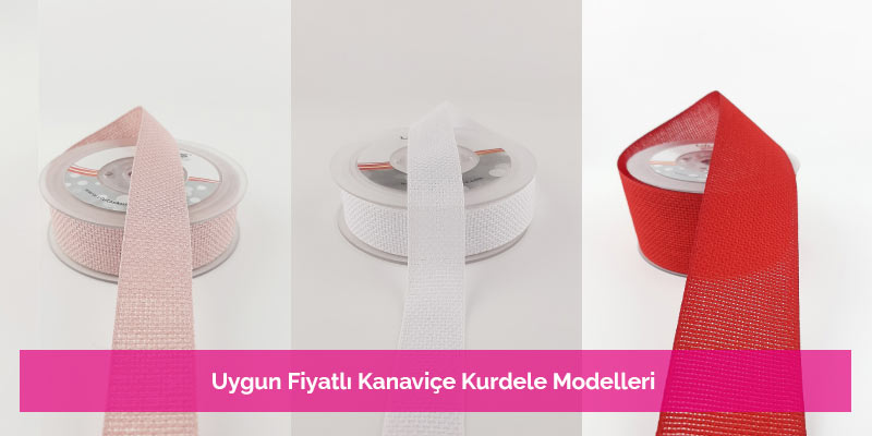 Uygun Fiyatlı Kanaviçe Kurdele Modelleri