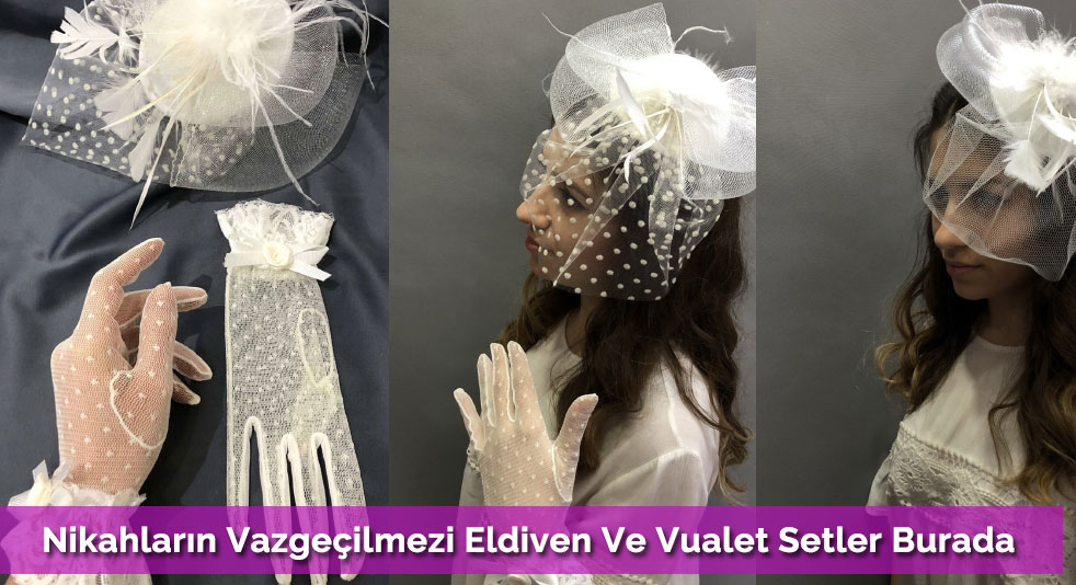 Wedding Indispensable Gloves And Voile Sets Are Here
