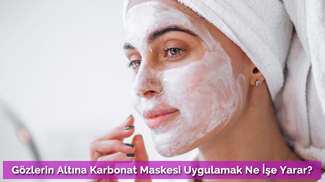 What is the Use of Applying a Baking Soda Mask Under the Eyes?