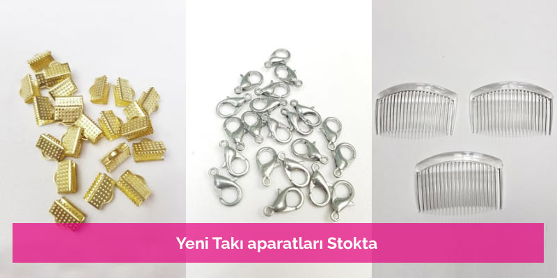 Yeni Takı aparatları Stokta