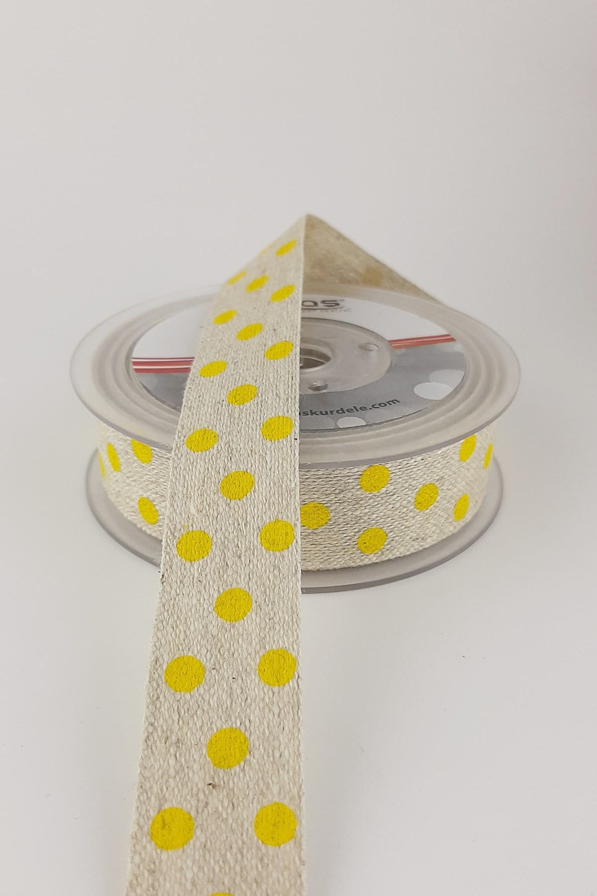 10 mt Printed Linen Ribbon