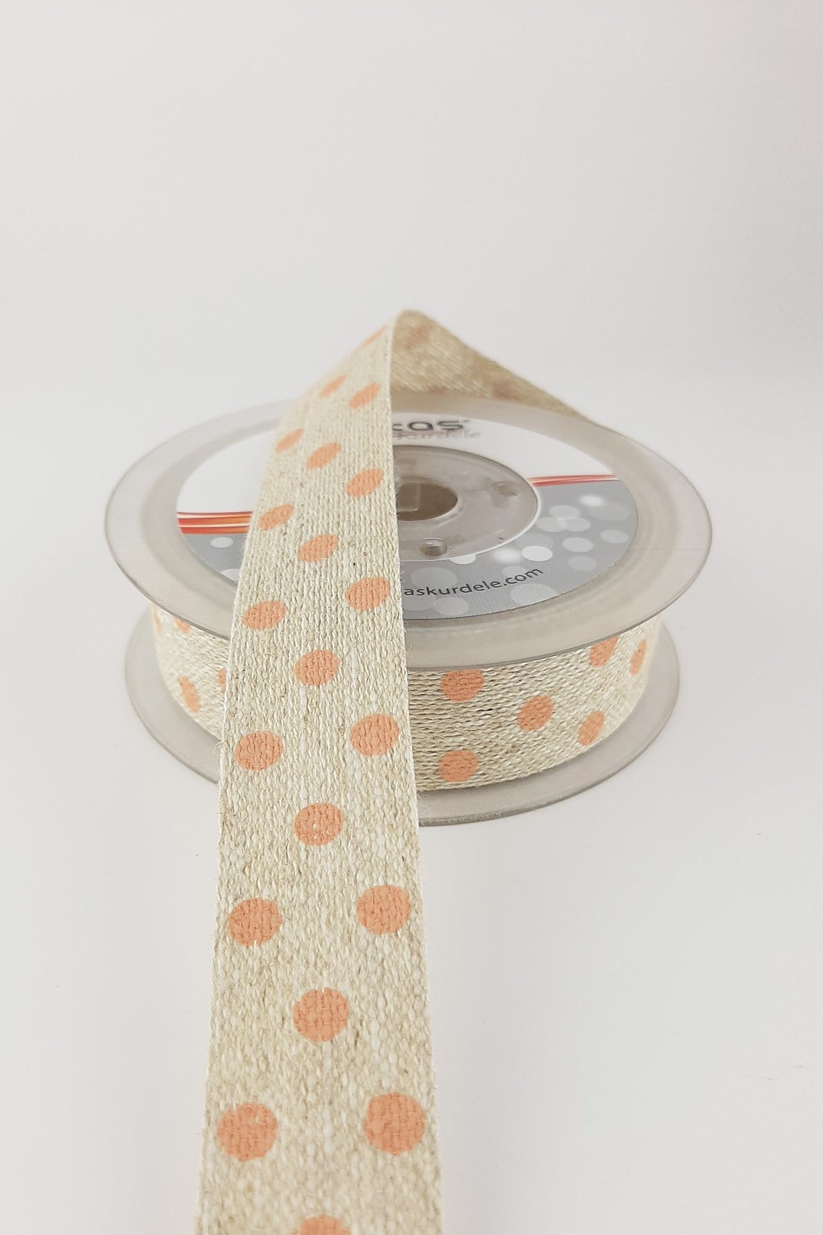 10 mt Printed Linen Ribbon