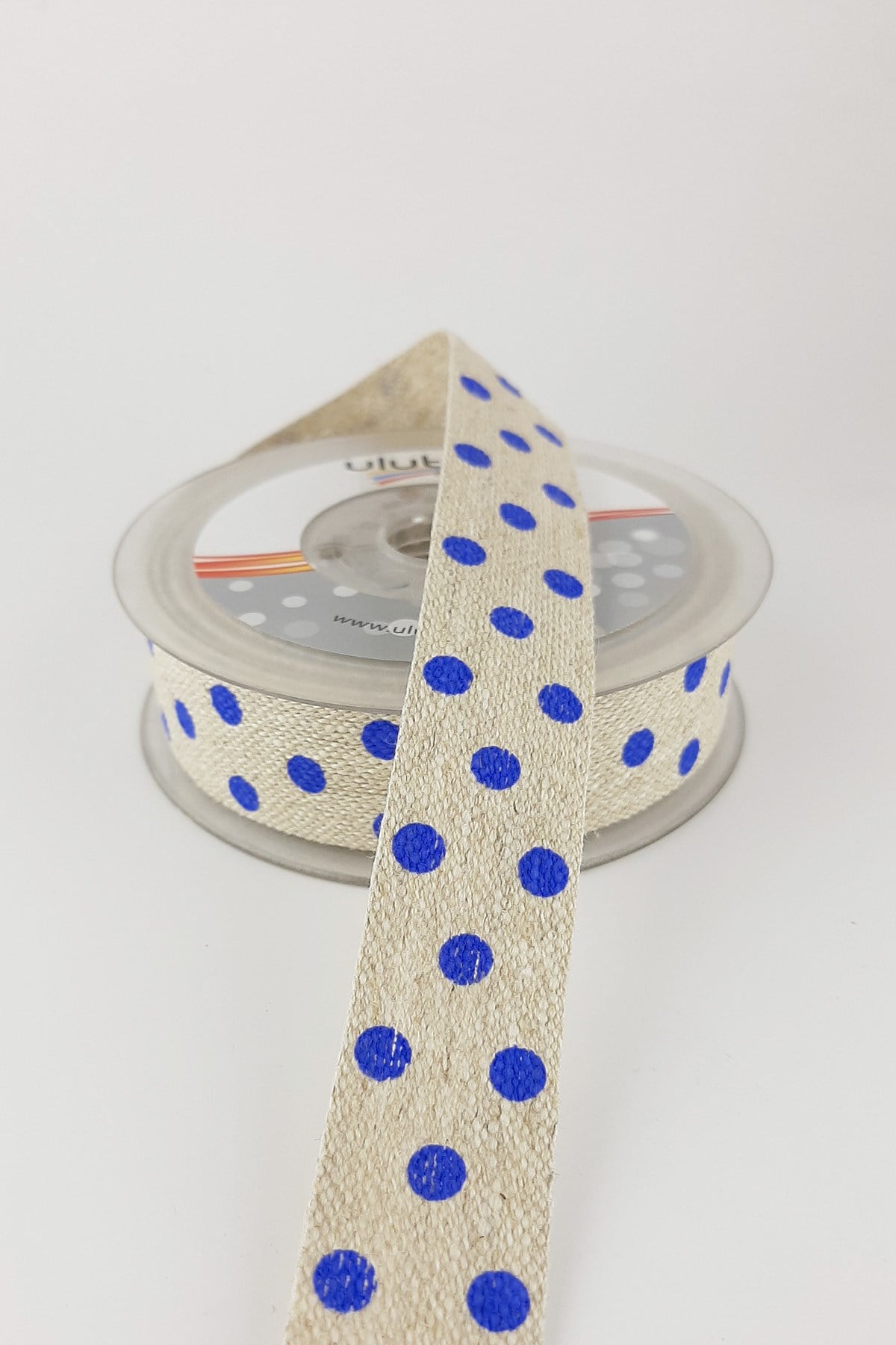 10 mt Printed Linen Ribbon