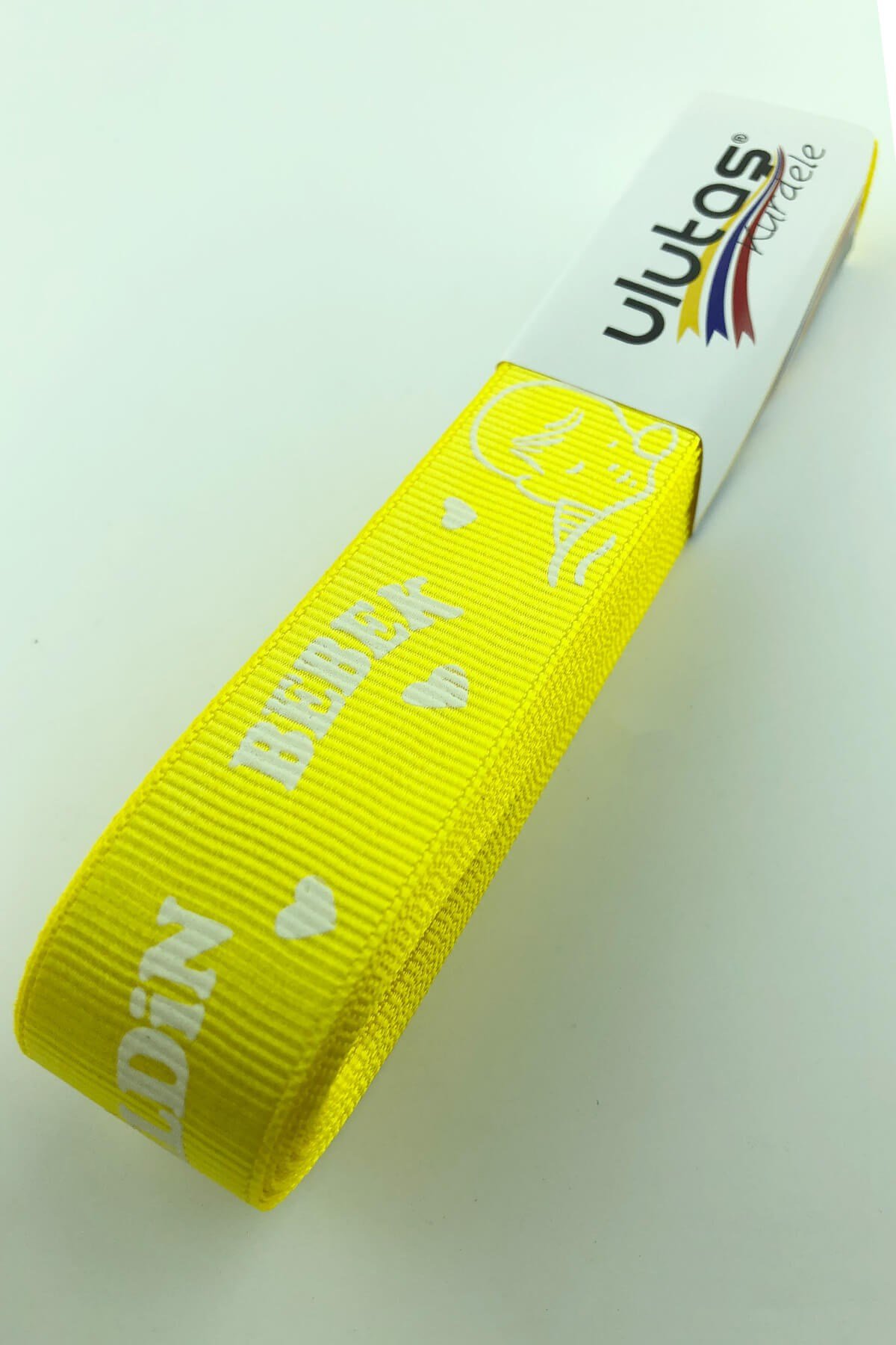 2.5 cm Welcome Baby Printed Grosgrain Ribbon