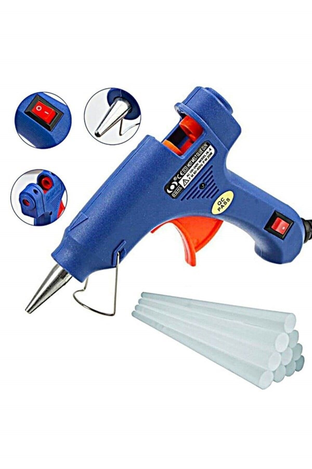 60 watt Sıcak Silikon Tabancası + 10 Slikon