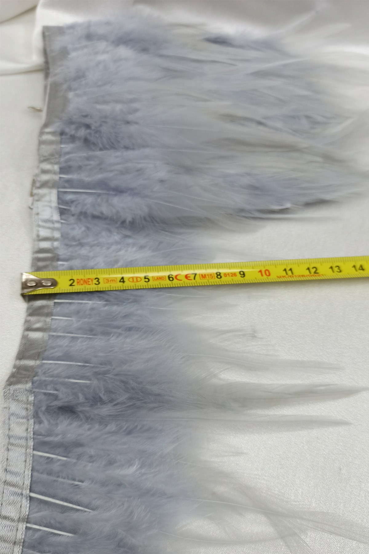 Light Gray Rooster Feather