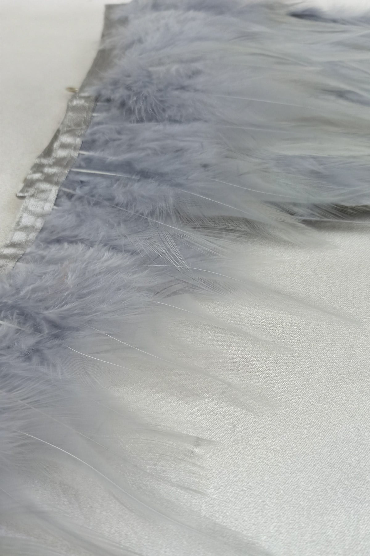 Light Gray Rooster Feather