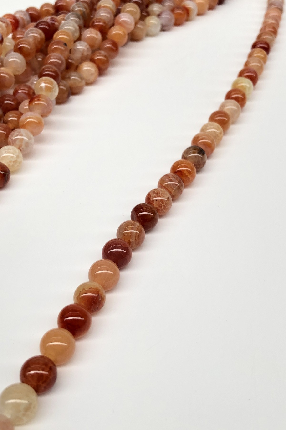 Light Brown Agate Natural Stone Beads 8 mm