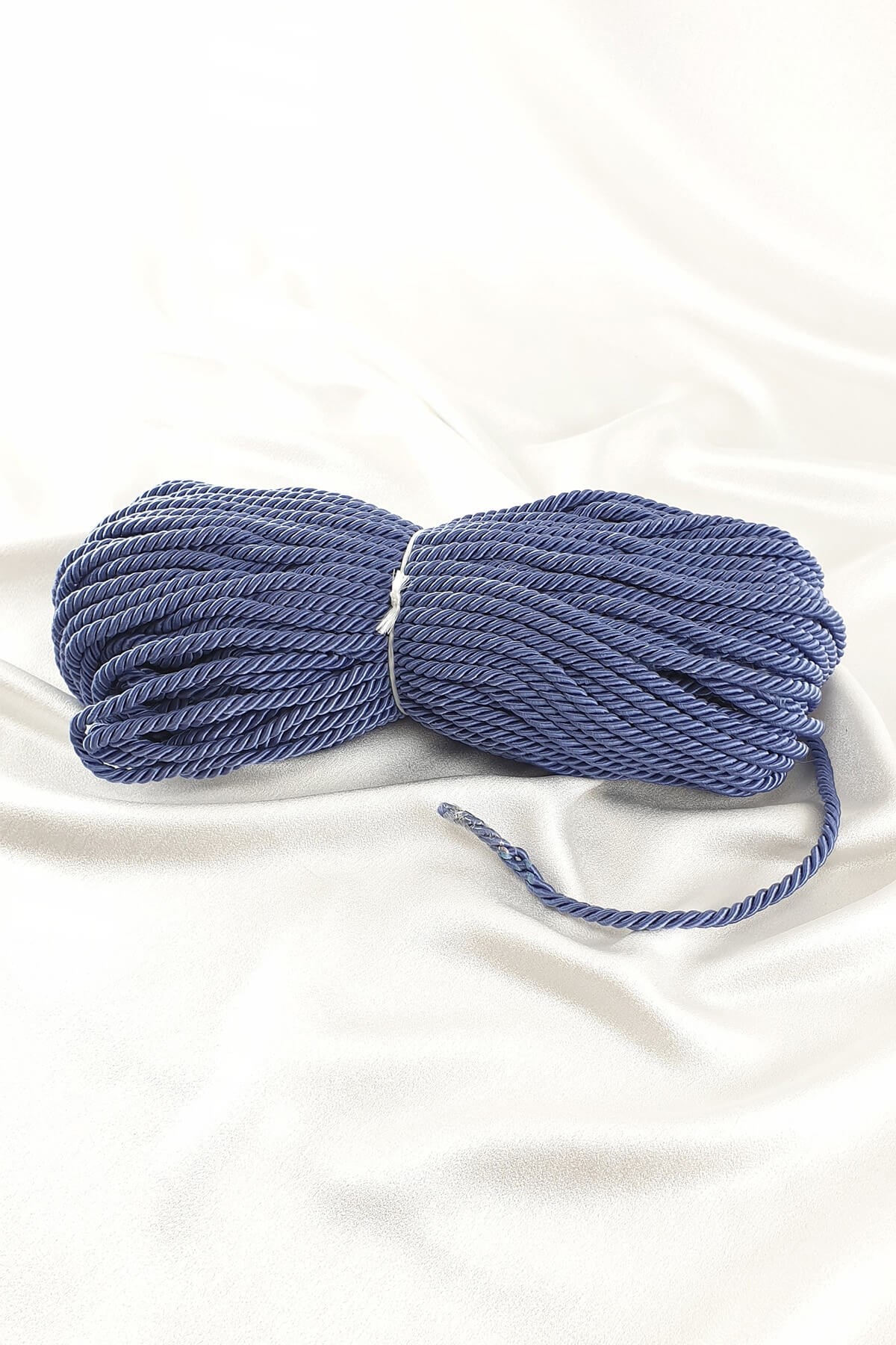 Light Navy Cord Rope 8 mm