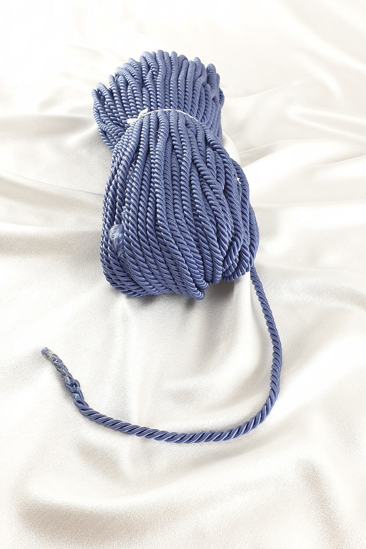 Light Navy Cord Rope 8 mm