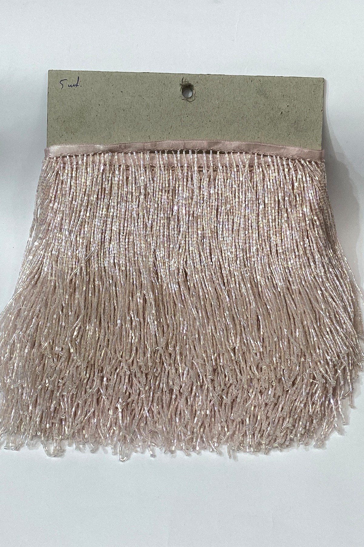 Light Pink Beaded 15 cm Fringe Tassel