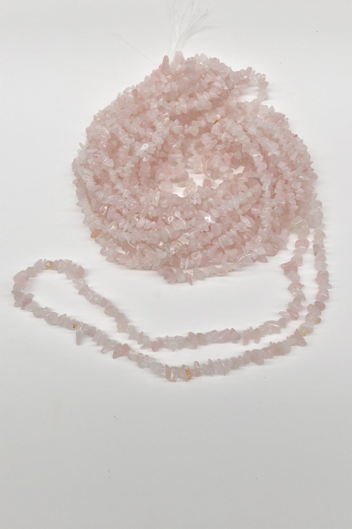 Açık Pembe Çakıl Taşı Boncuk