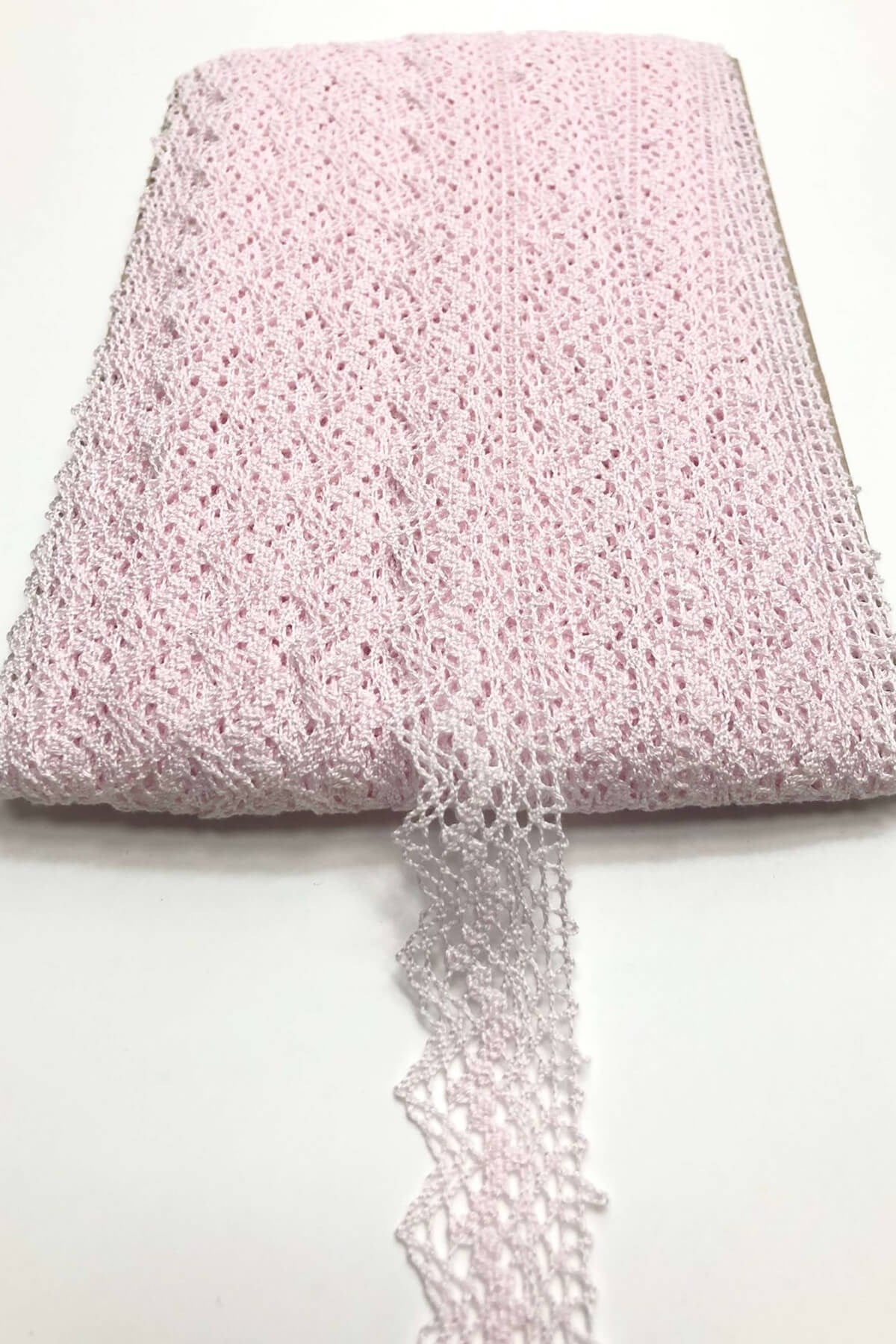 Light Pink Kopanaki Cotton Lace 2.5 cm