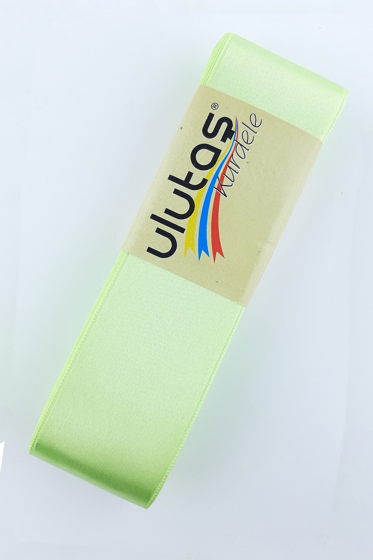 Açık Yeşil Saten Kurdele 4 cm 10 mt