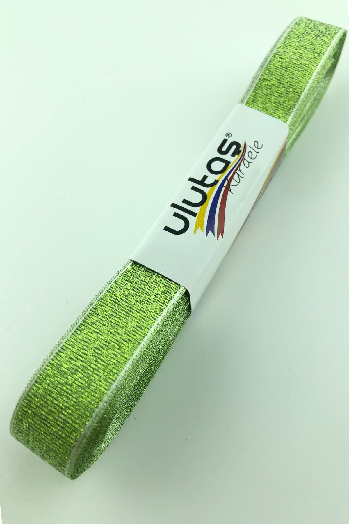 Light Green Glitter Ribbon 1.5