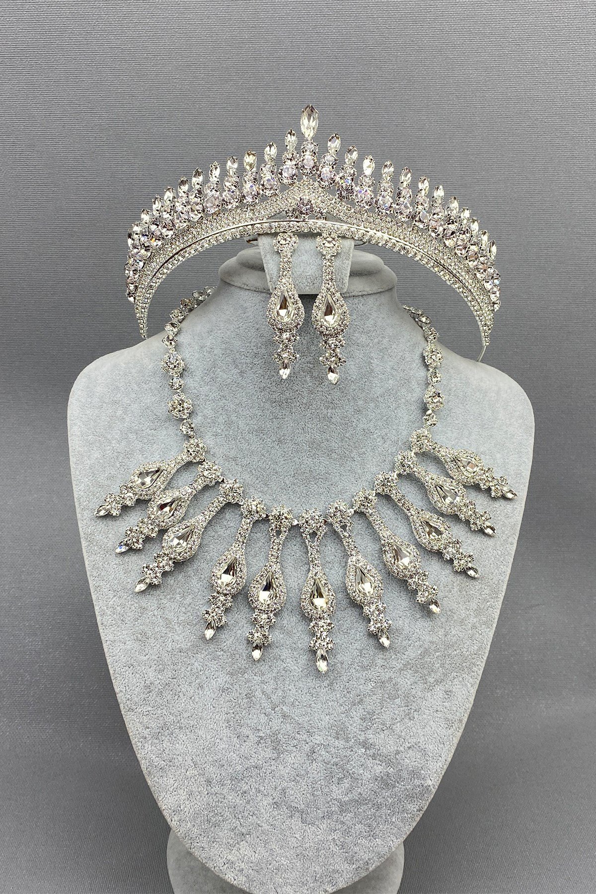 Anteras Gelin Kına Tacı ve Kolye Seti