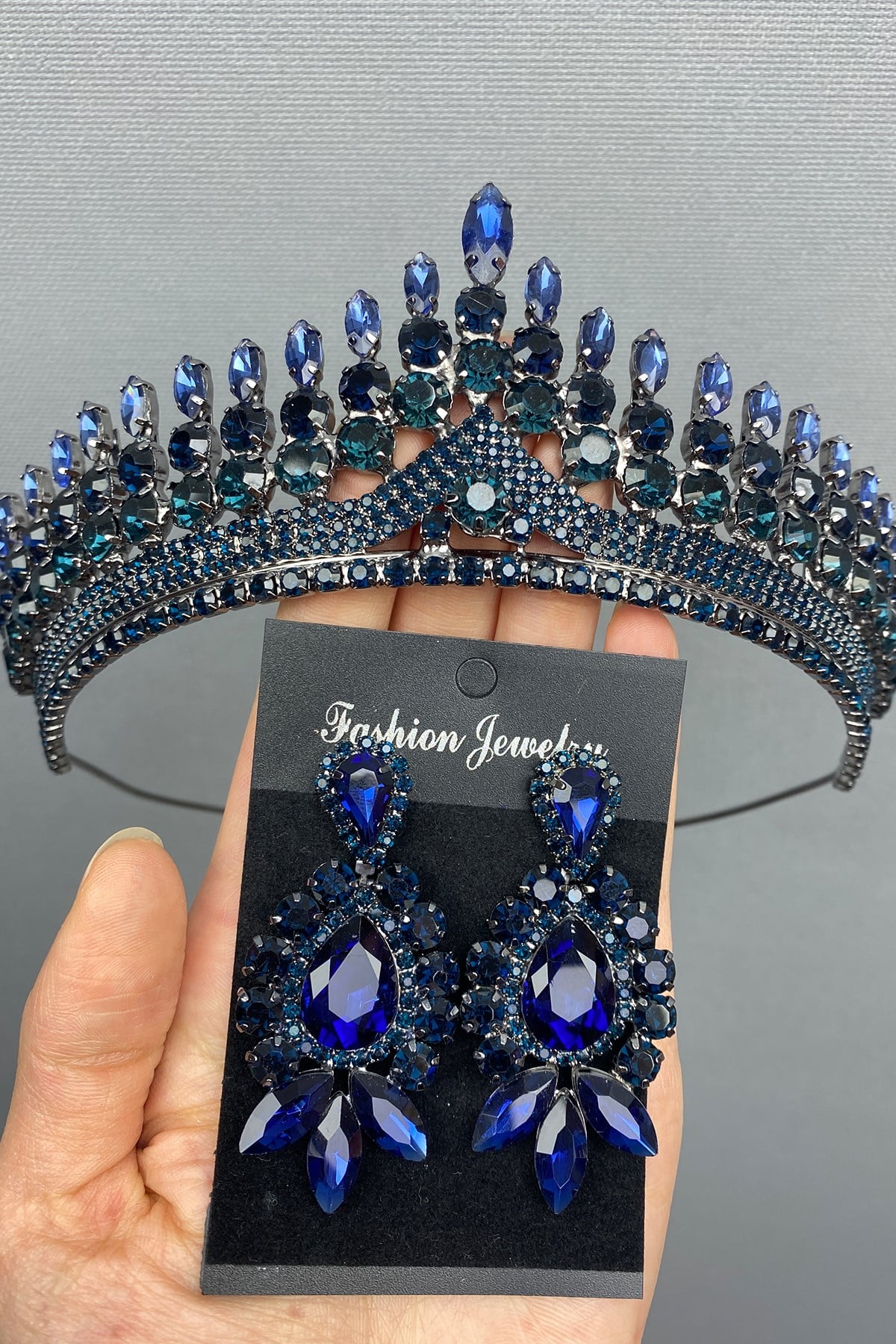Anteras Bridal Henna Tiara and Earring Set