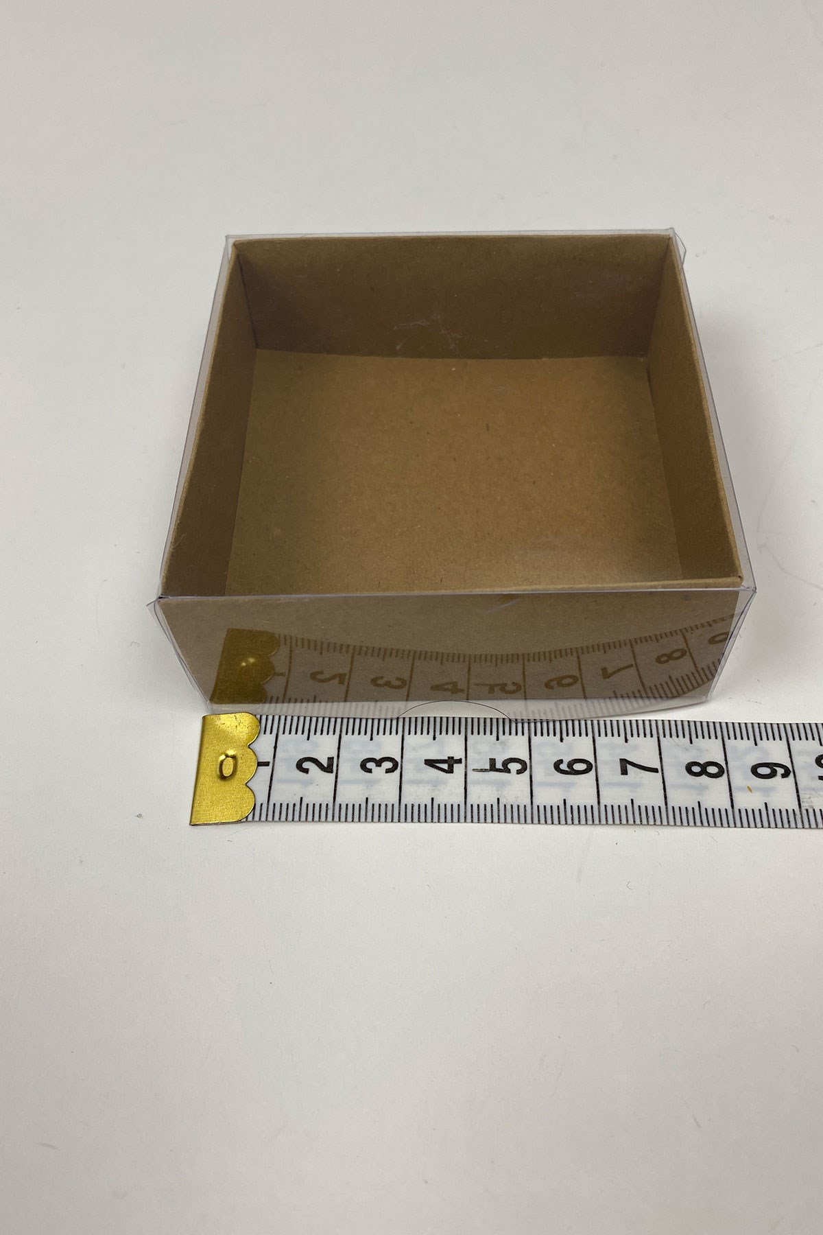 Asetat Kapaklı Kraft Karton Kutu 25 Adet