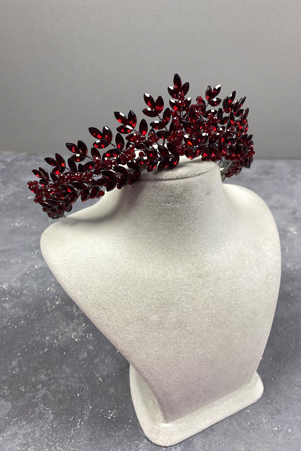 Originally Bead Embroidered Bridal Henna Crown