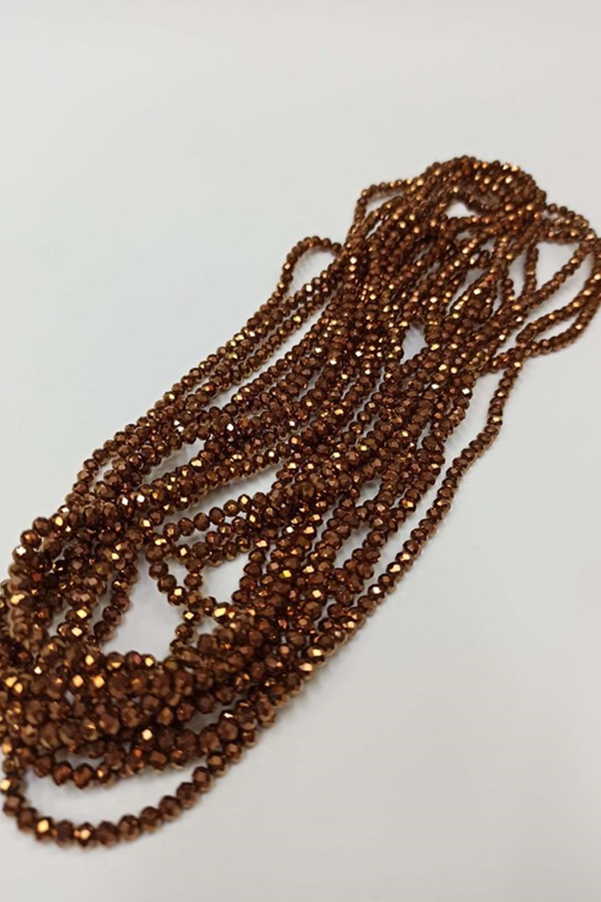 Copper Color Crystal Beads 4 mm