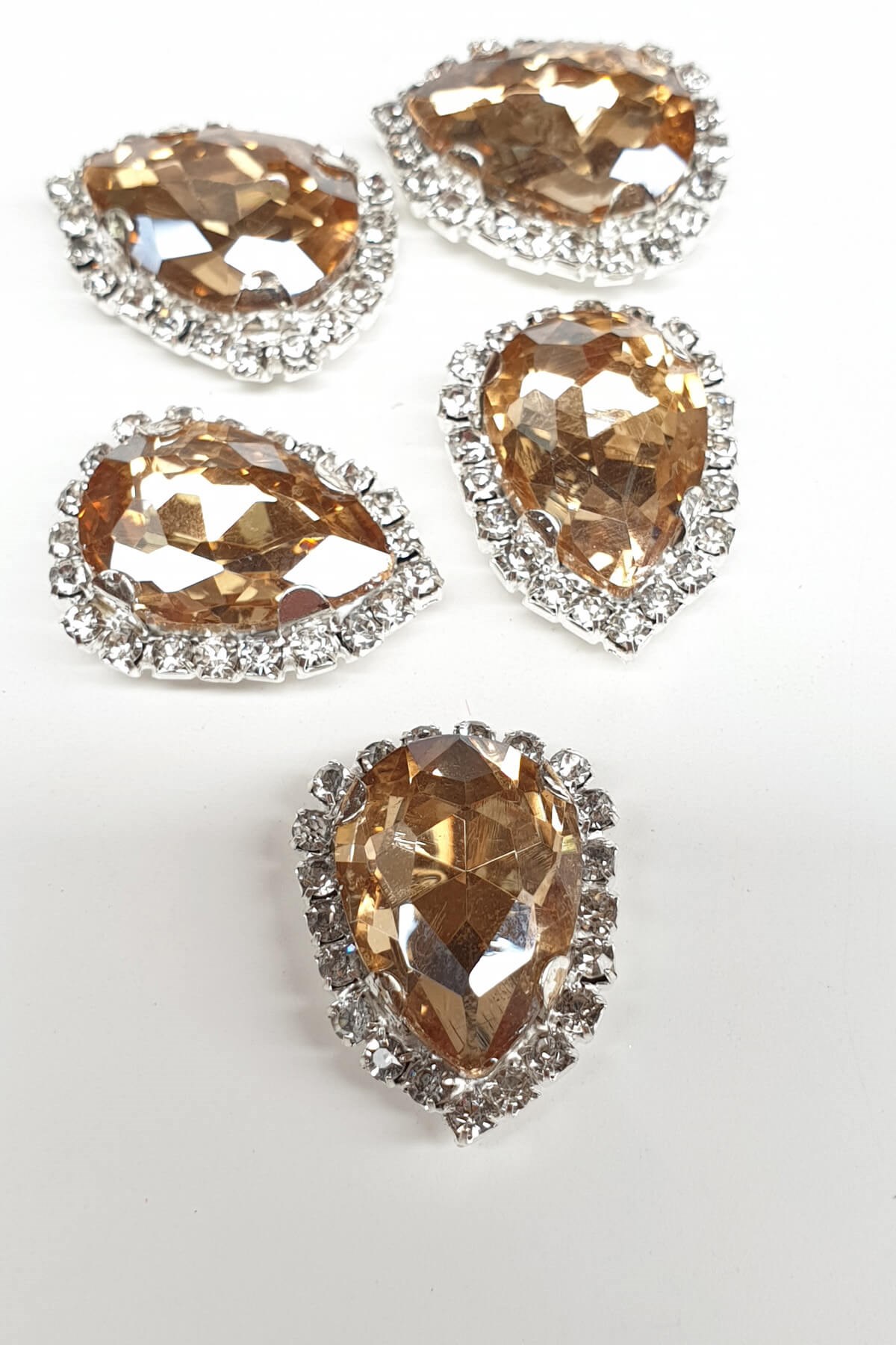 Bal Rengi Damla Kasalı Dikme Taş