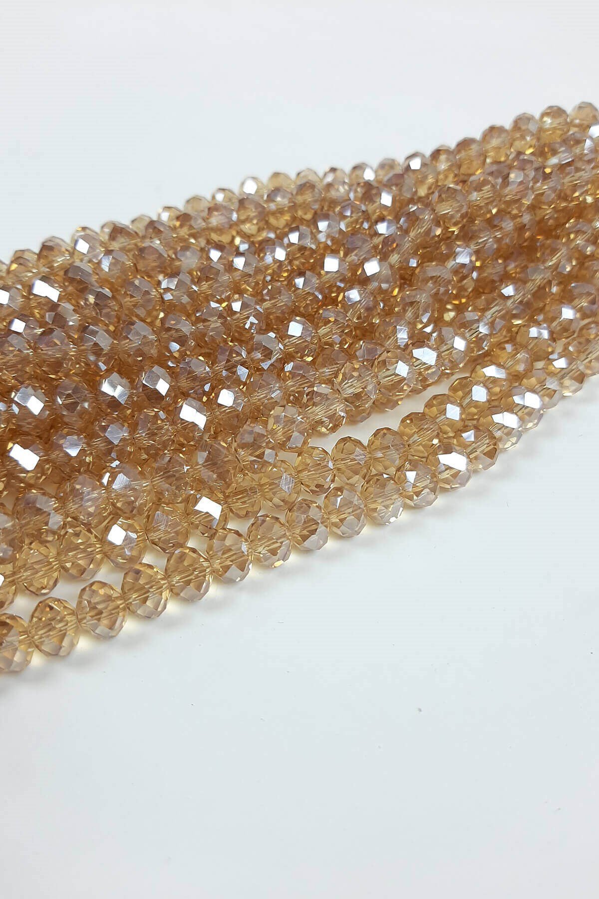 Bal Rengi Kristal Boncuk 8 mm