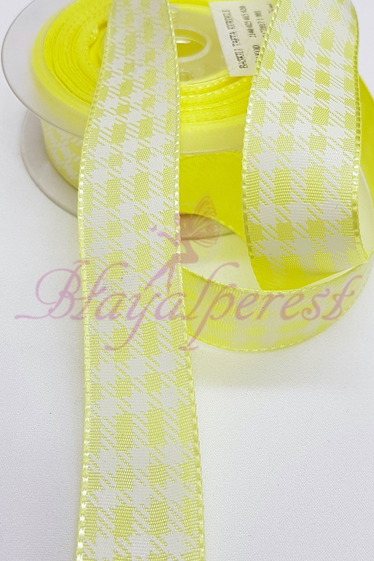 Baskılı Tafta Kurdele 2,5Cm
