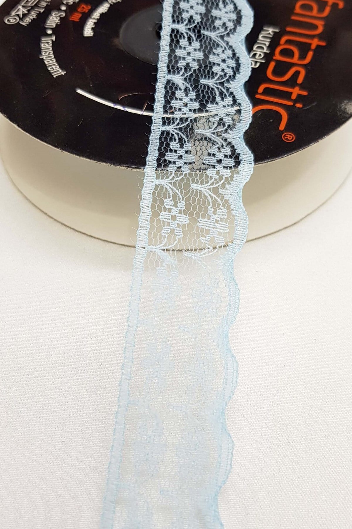 Bebe Mavi Dantel Kurdele 2,5 cm