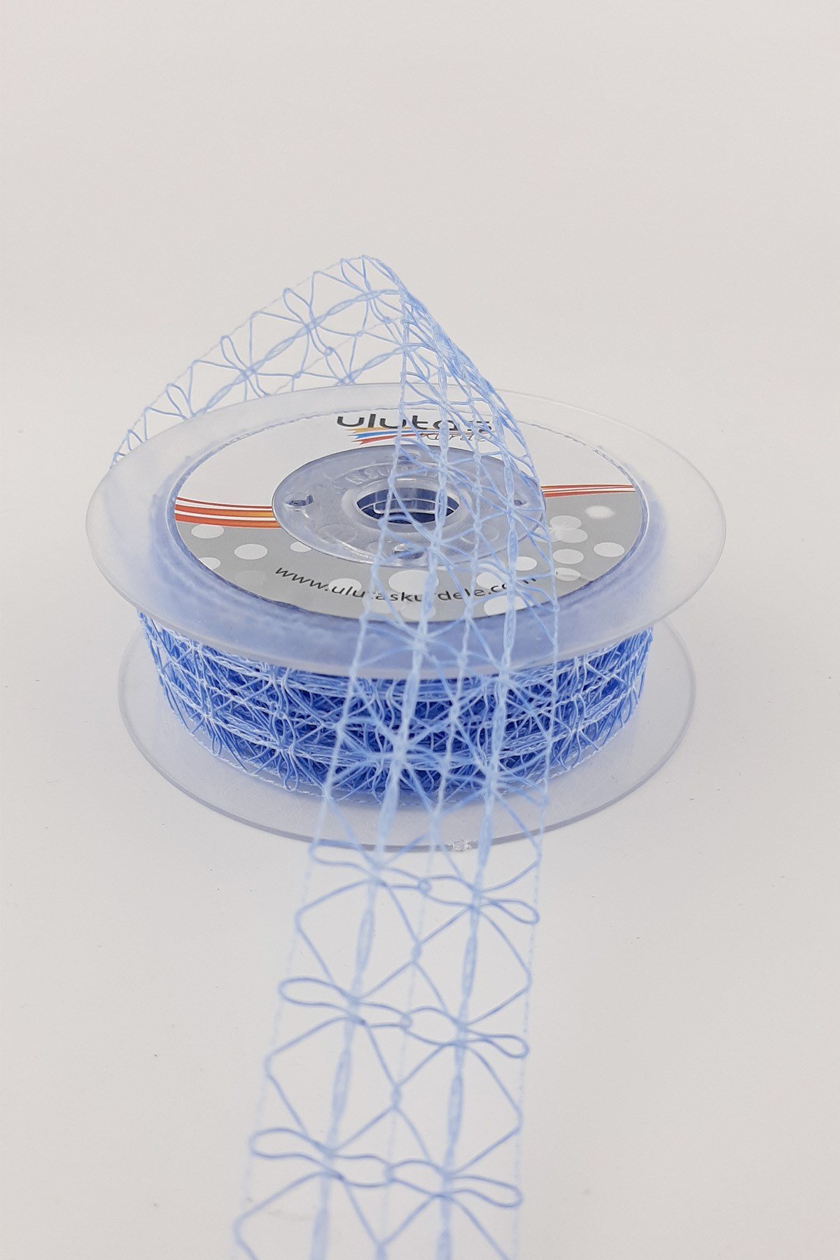 Bebe Mavi Dantel Tela Kurdele 10 mt