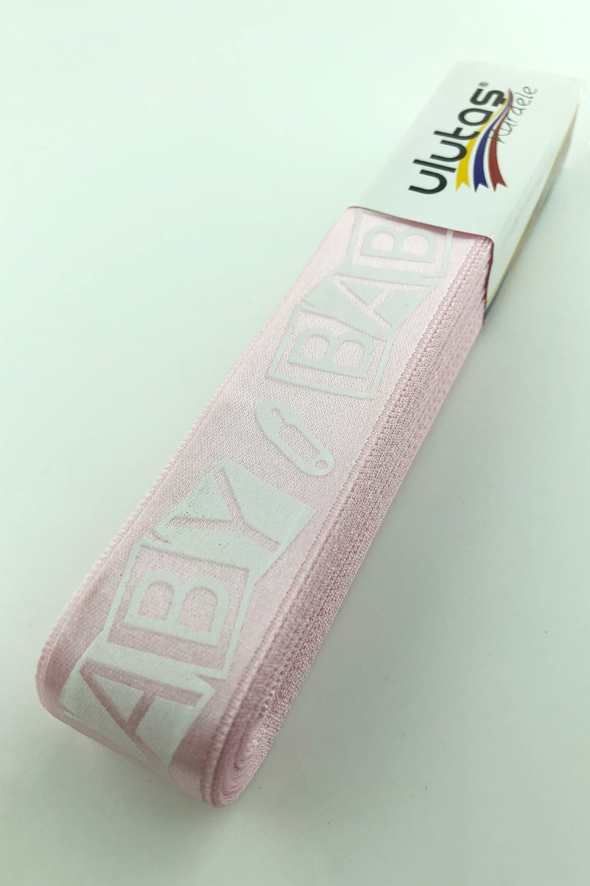 Bebe Pink Baby Figure Printed Satin Ribbon 2.50 cm