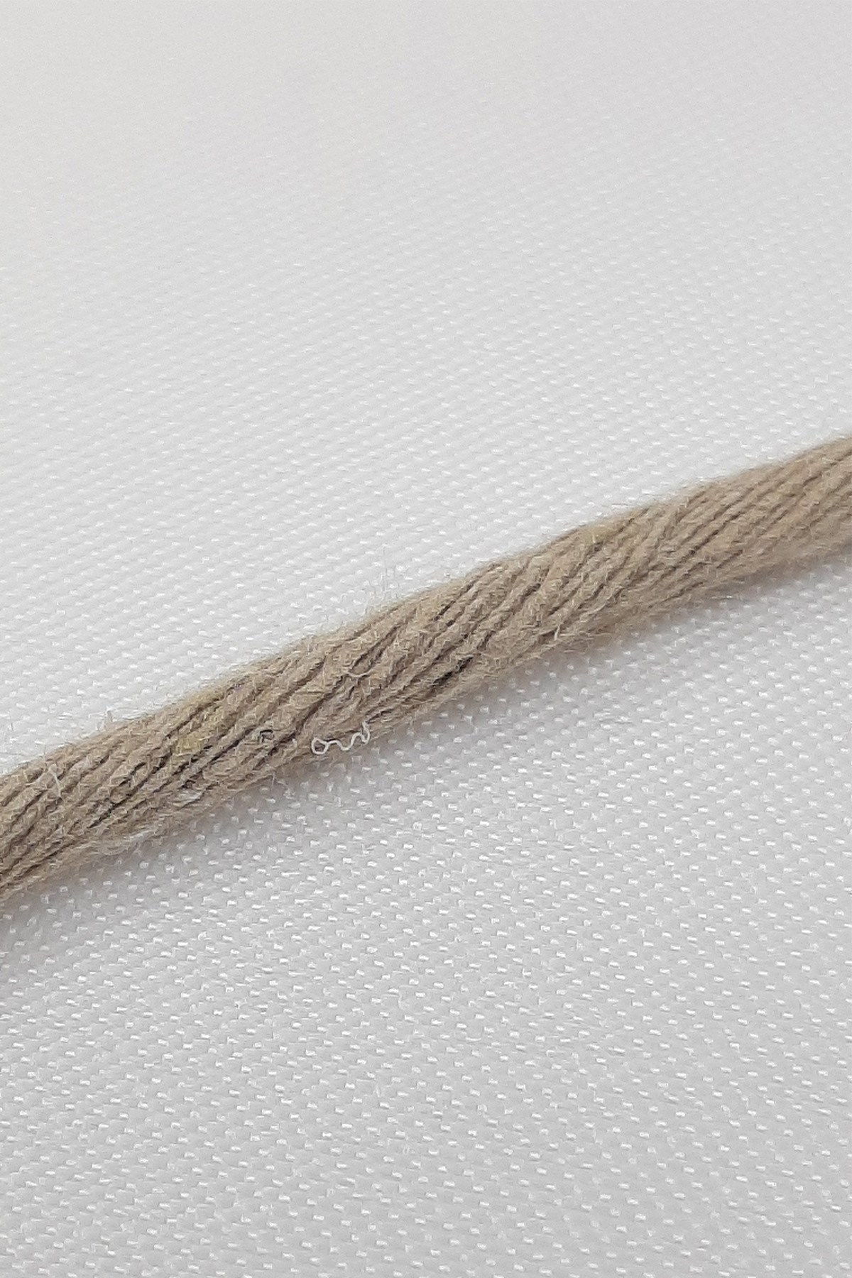 Beige Fine Twisted Macrame