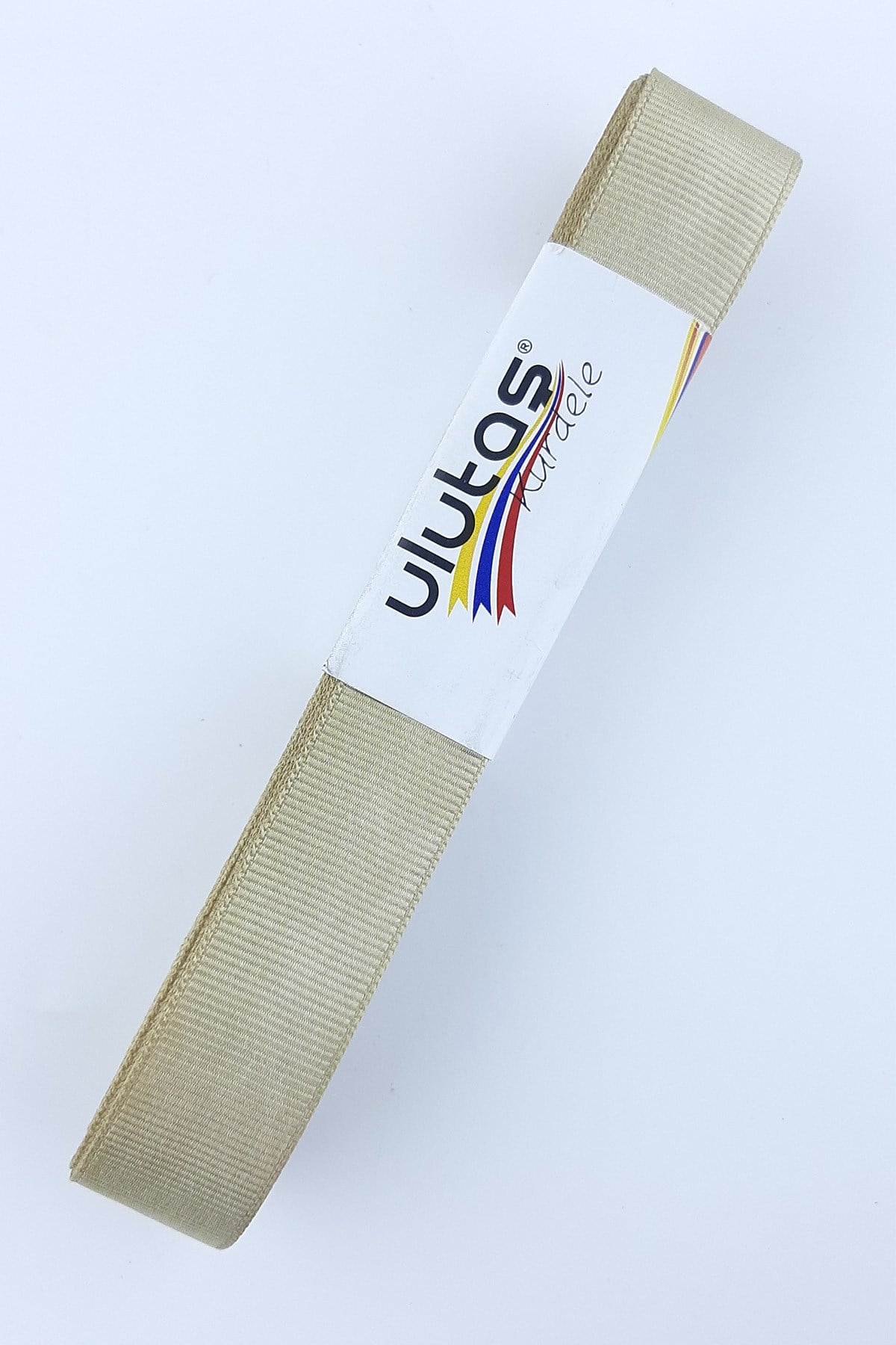 Beige Grosgrain Ribbon 2 cm 10 m