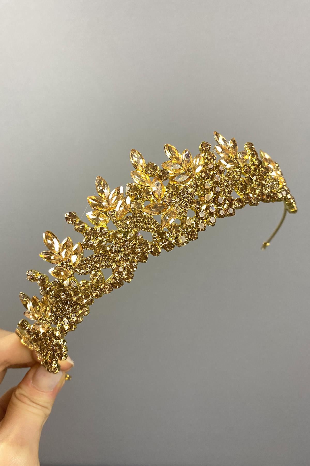 Belur Leaf Model Bridal Henna Crown