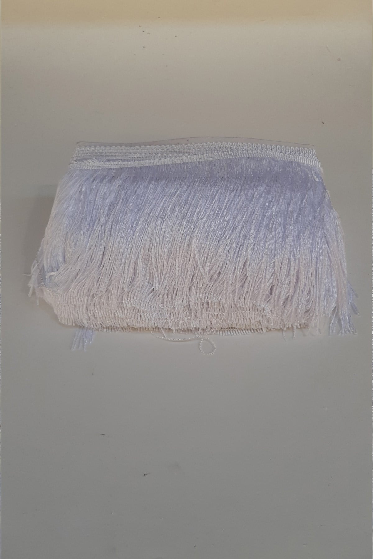 White 15 Cm Fringe Ribbon Tassel