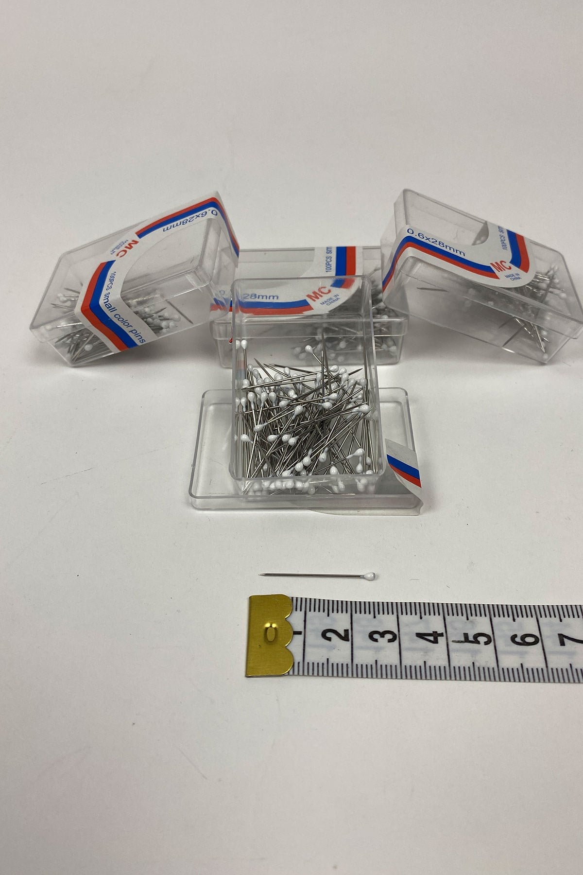 White Head Pins 10 Boxes of 100
