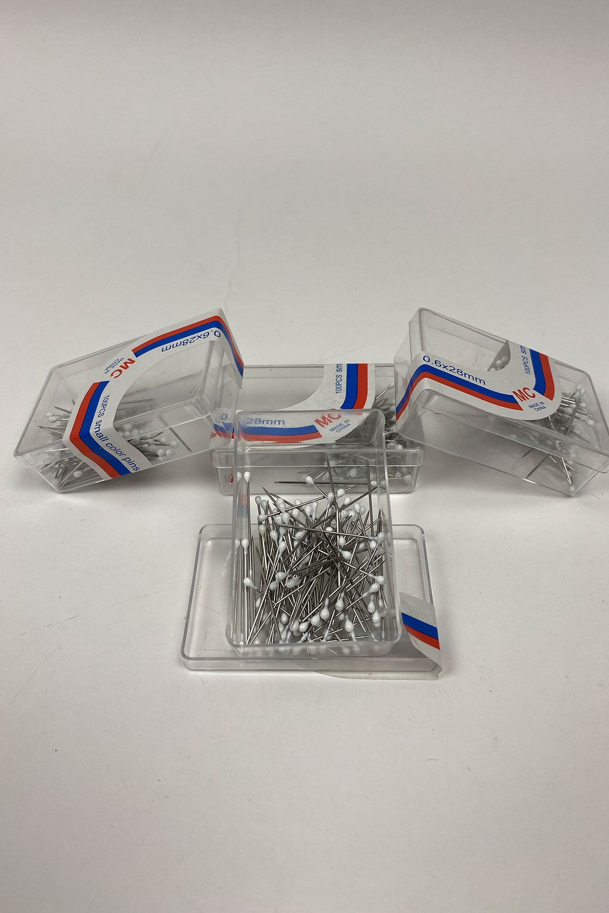 White Head Pins 20 Boxes of 100