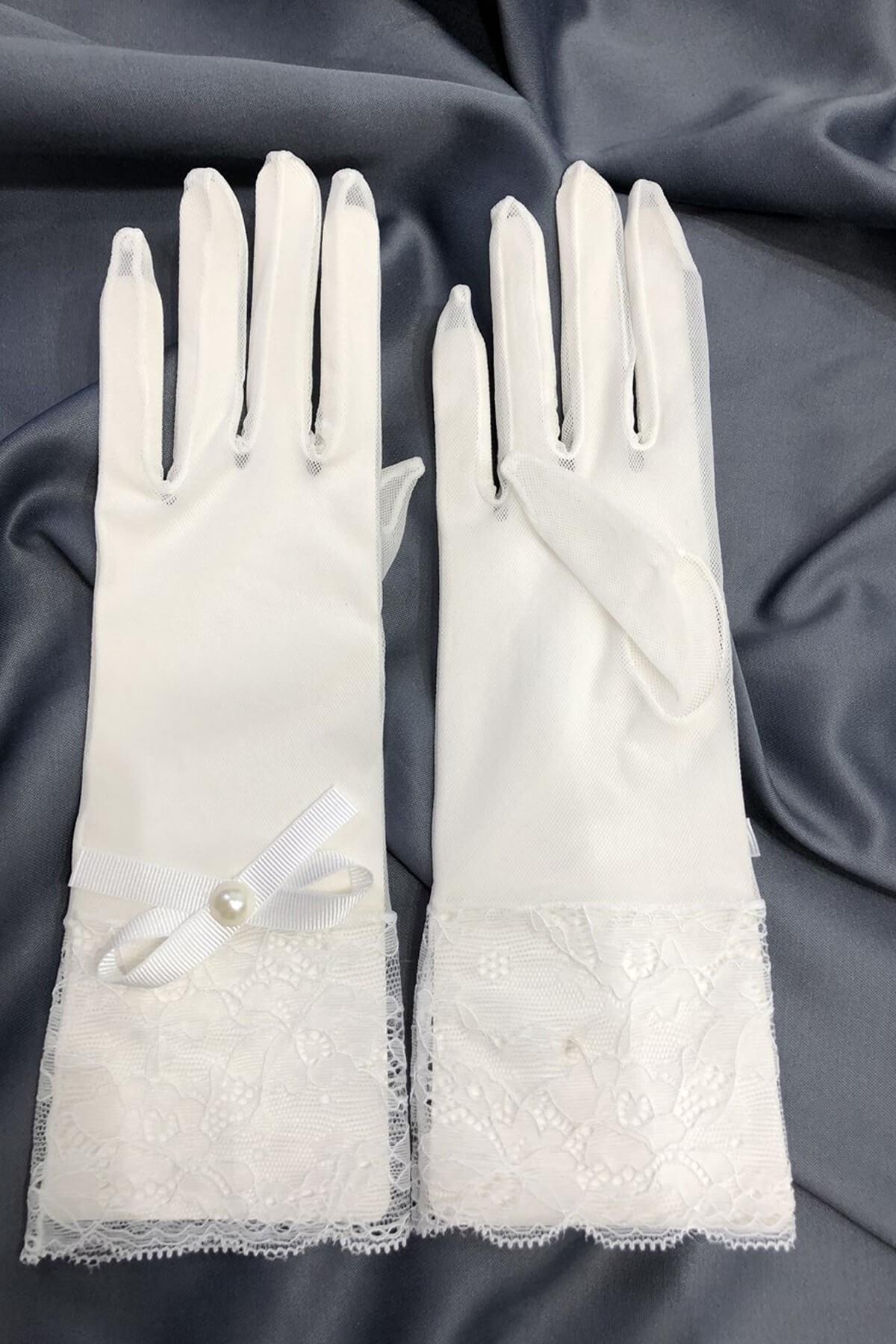 Wholesale White Lace Gloves