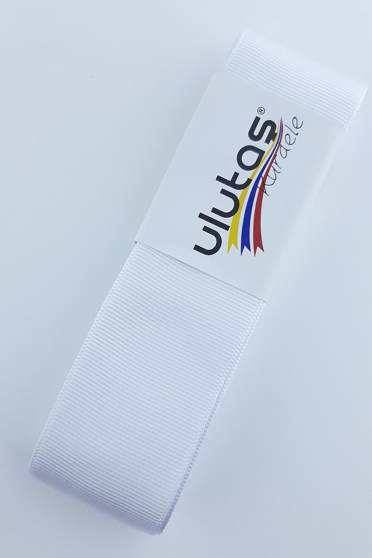 White Grosgrain Ribbon 4 cm 10 m