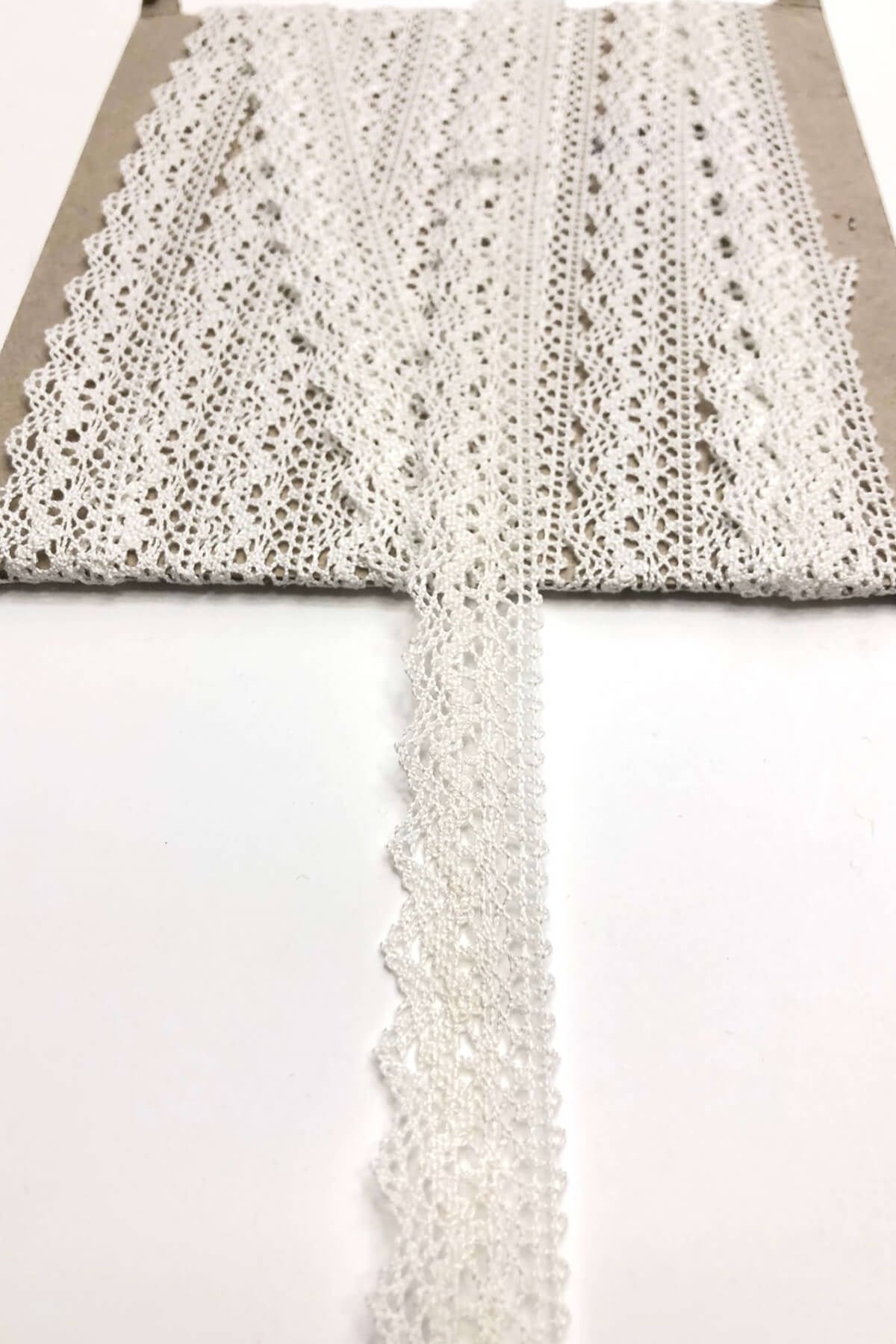 Beyaz Kopanaki Koton Dantel 2,5 cm