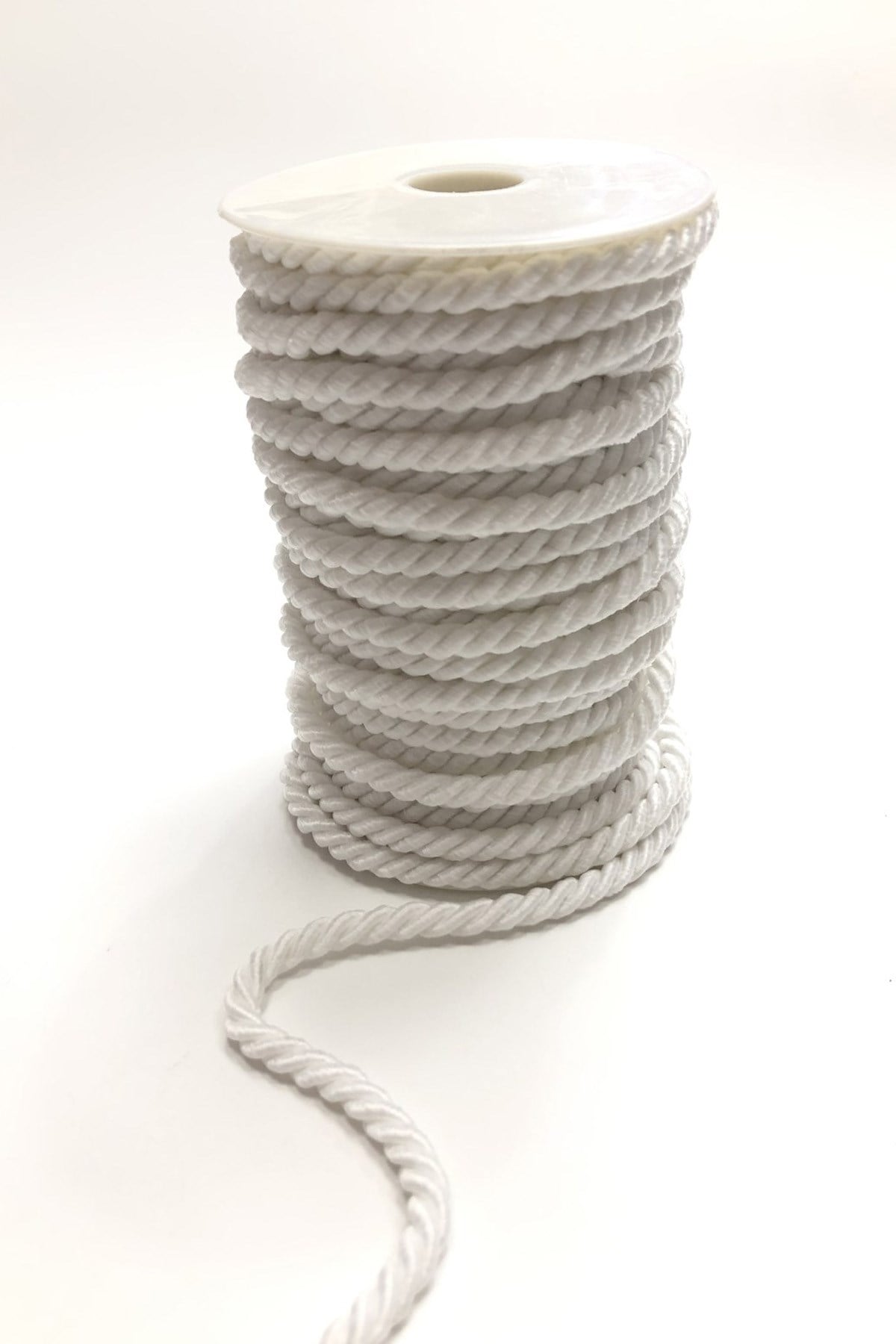 White Cord Rope 8 mm 1 m