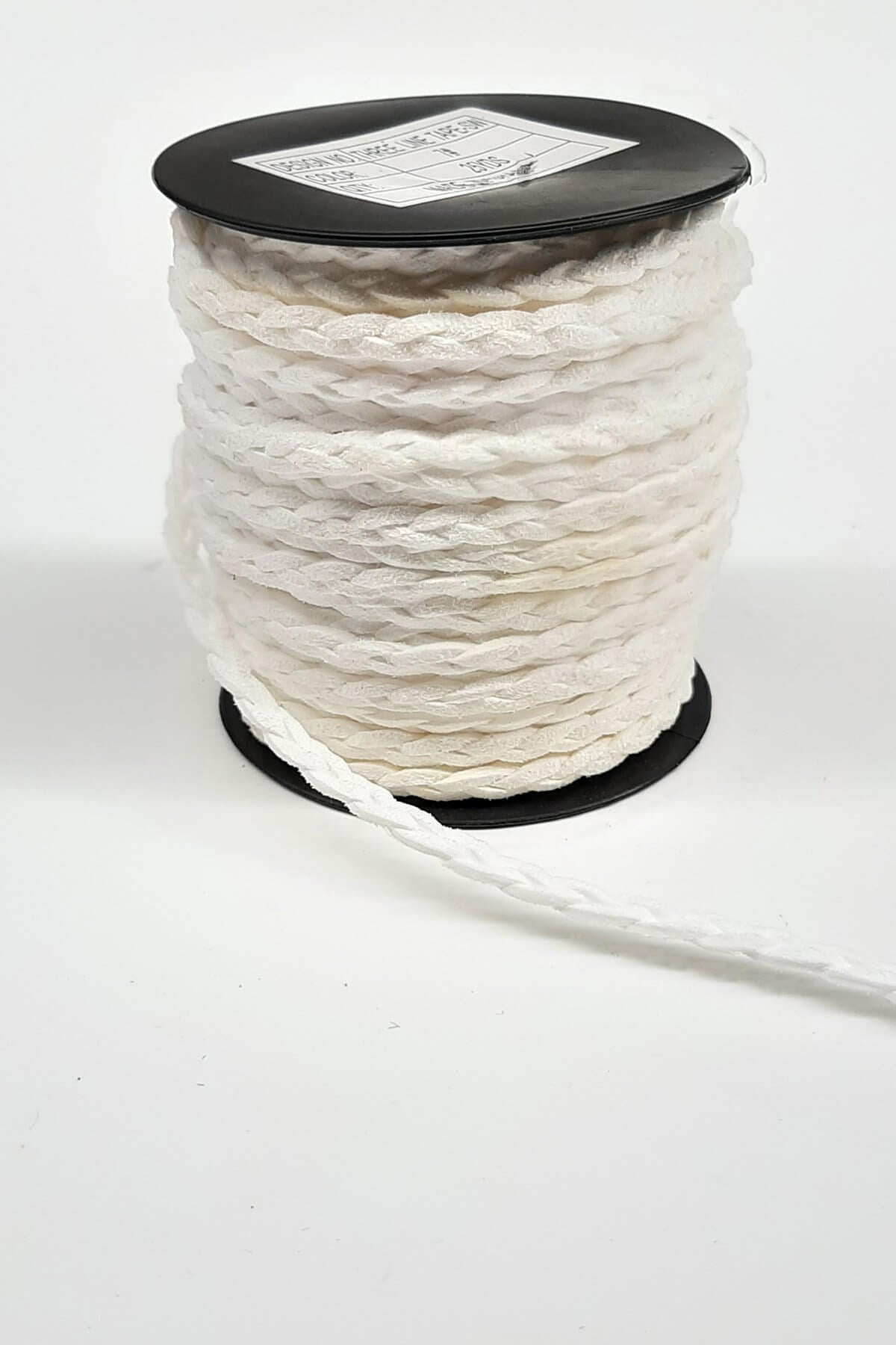 White Suede Knitting Rope